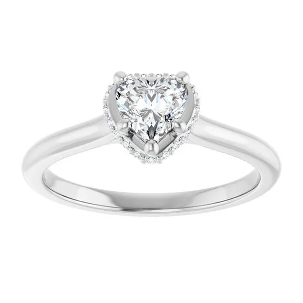 Hidden Halo-Style Engagement Ring Image 3 Morin Jewelers Southbridge, MA