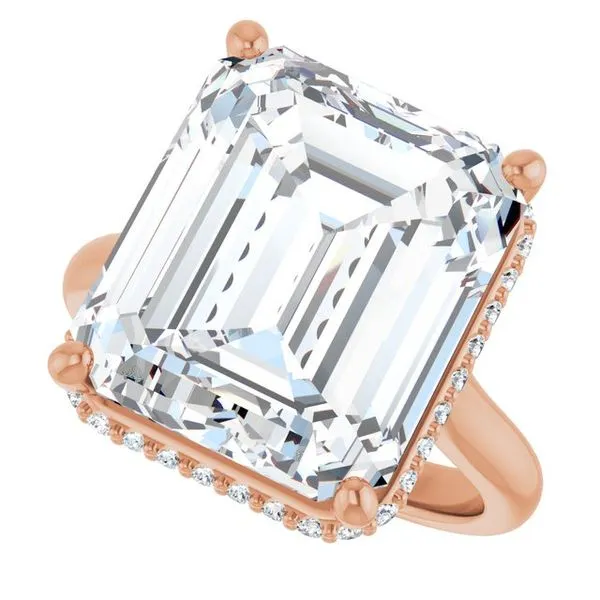 Hidden Halo-Style Engagement Ring Image 5 Natale Jewelers Sewell, NJ