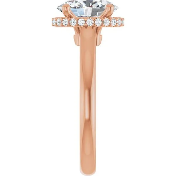 Hidden Halo-Style Engagement Ring Image 4 Ocean View Jewelers Millville, DE