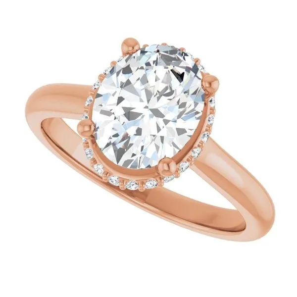 Hidden Halo-Style Engagement Ring Image 5 Austin's Fine Diamonds & Jewelry Lyndhurst, NJ