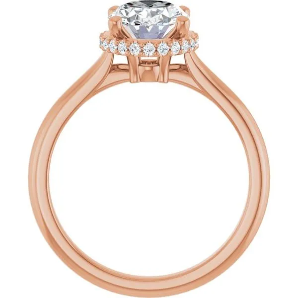 Hidden Halo-Style Engagement Ring Image 2 Stuart Benjamin & Co. Jewelry Designs San Diego, CA