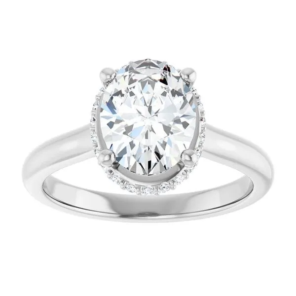 Hidden Halo-Style Engagement Ring Image 3 Mark Jewellers La Crosse, WI