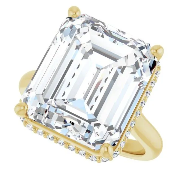 Hidden Halo-Style Engagement Ring Image 5 J. Thomas Jewelers Rochester Hills, MI