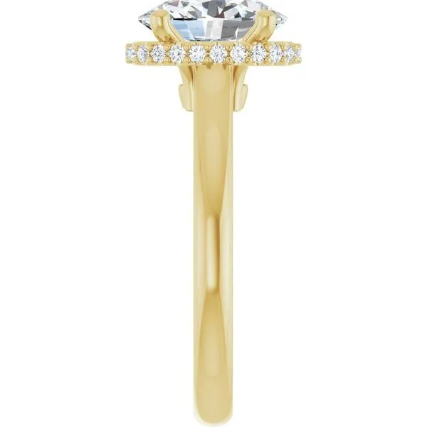 Hidden Halo-Style Engagement Ring Image 4 J. Thomas Jewelers Rochester Hills, MI