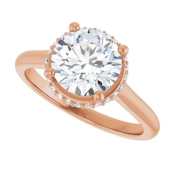 Hidden Halo-Style Engagement Ring Image 5 Austin's Fine Diamonds & Jewelry Lyndhurst, NJ