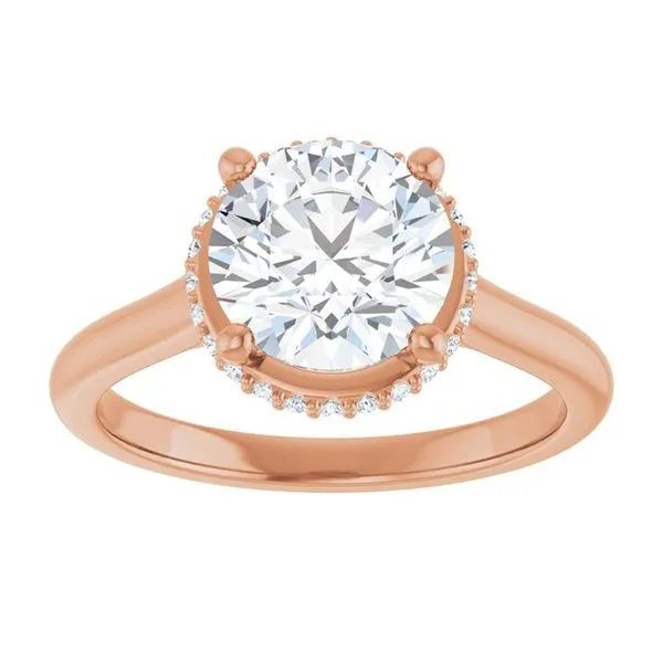 Hidden Halo-Style Engagement Ring Image 3 Natale Jewelers Sewell, NJ