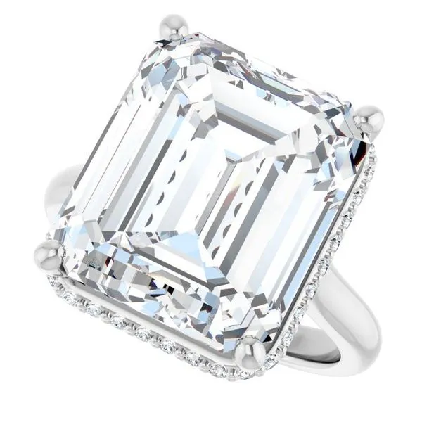 Hidden Halo-Style Engagement Ring Image 5 Arezzo Jewelers Elmwood Park, IL