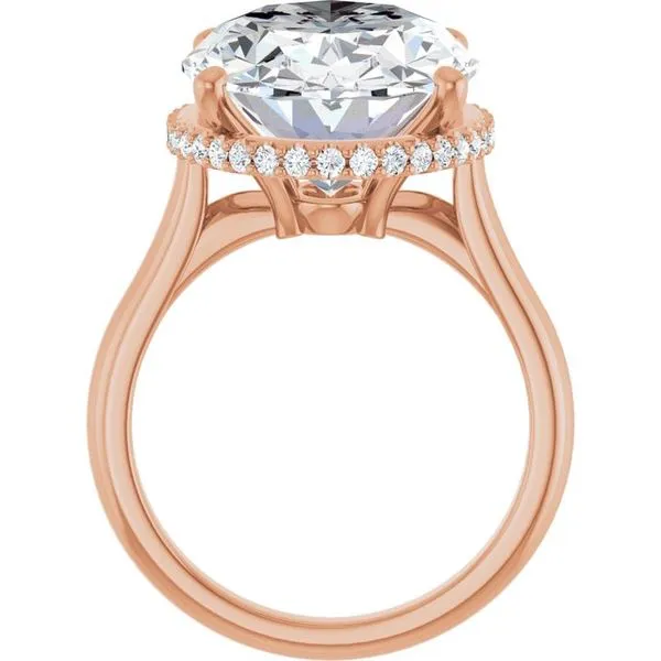 Hidden Halo-Style Engagement Ring Image 2 Raleigh Diamond Fine Jewelry Raleigh, NC