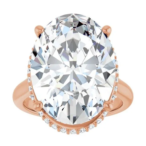 Hidden Halo-Style Engagement Ring Image 3 Jimmy Smith Jewelers Decatur, AL