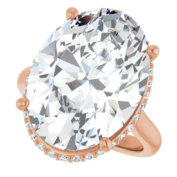 Hidden Halo-Style Engagement Ring Image 5 Jimmy Smith Jewelers Decatur, AL