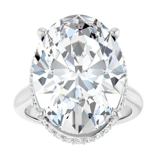 Hidden Halo-Style Engagement Ring Image 3 Paul James Jewelers Angels Camp, CA