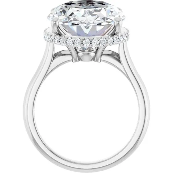 Hidden Halo-Style Engagement Ring Image 2 J. Thomas Jewelers Rochester Hills, MI