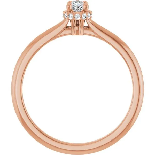 Hidden Halo-Style Engagement Ring Image 2 Shipley's Fine Jewelry Hampstead, MD