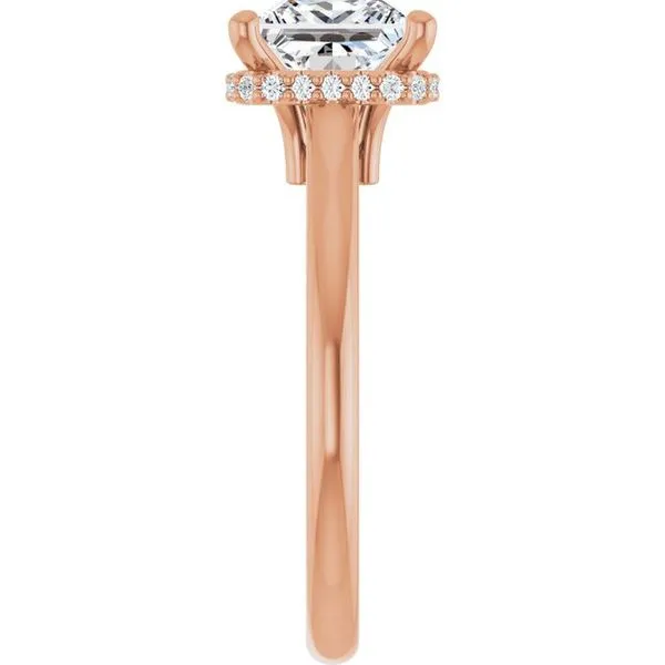 Hidden Halo-Style Engagement Ring Image 4 J. Thomas Jewelers Rochester Hills, MI