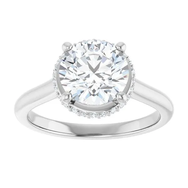 Hidden Halo-Style Engagement Ring Image 3 Mark Jewellers La Crosse, WI