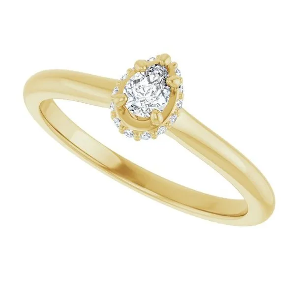 Hidden Halo-Style Engagement Ring Image 5 Clater Jewelers Louisville, KY