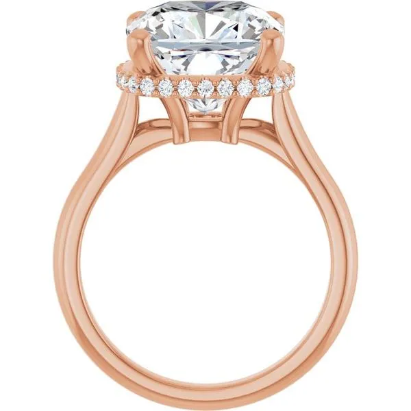 Hidden Halo-Style Engagement Ring Image 2 Raleigh Diamond Fine Jewelry Raleigh, NC