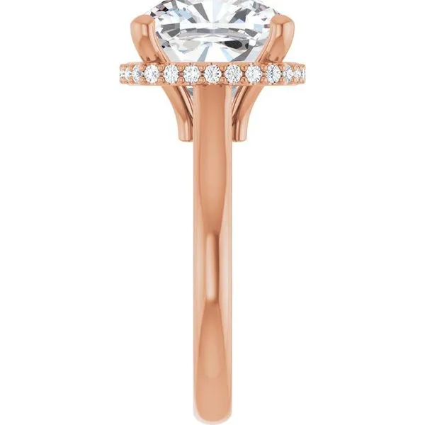 Hidden Halo-Style Engagement Ring Image 4 Stuart Benjamin & Co. Jewelry Designs San Diego, CA