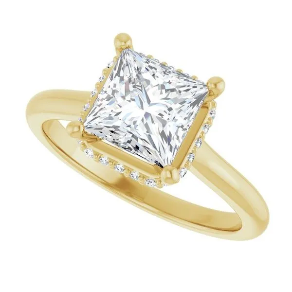 Hidden Halo-Style Engagement Ring Image 5 Austin's Fine Diamonds & Jewelry Lyndhurst, NJ