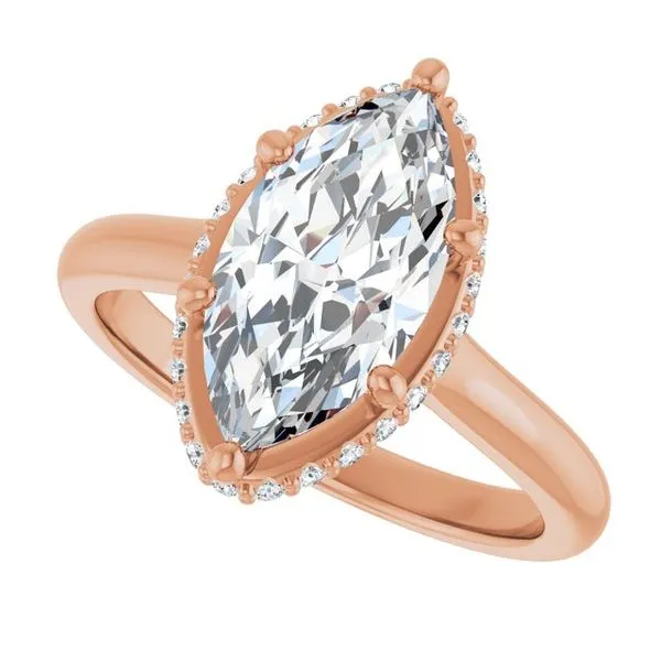 Hidden Halo-Style Engagement Ring Image 5 J. Thomas Jewelers Rochester Hills, MI