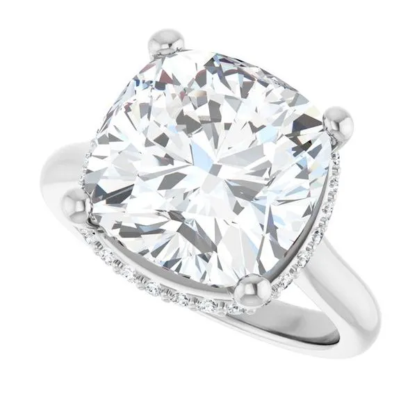 Hidden Halo-Style Engagement Ring Image 5 Natale Jewelers Sewell, NJ