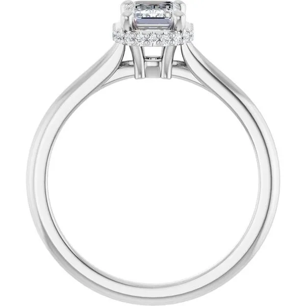 Hidden Halo-Style Engagement Ring Image 2 Paul James Jewelers Angels Camp, CA