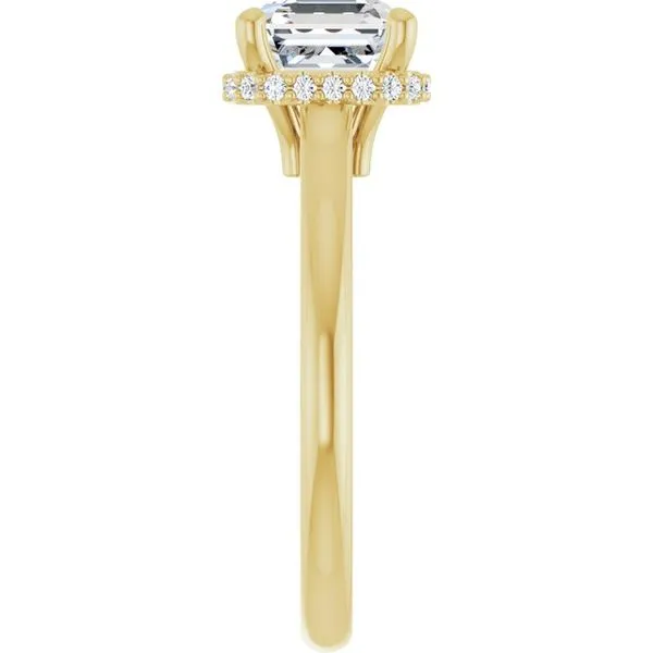 Hidden Halo-Style Engagement Ring Image 4 JF Jones Jewelers Rochester, NY