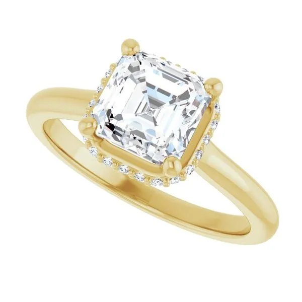 Hidden Halo-Style Engagement Ring Image 5 JF Jones Jewelers Rochester, NY