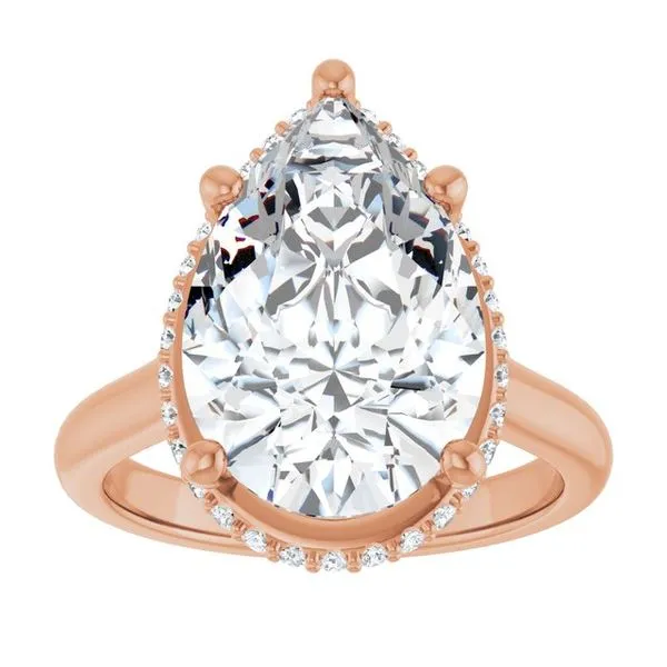 Hidden Halo-Style Engagement Ring Image 3 Paul James Jewelers Angels Camp, CA