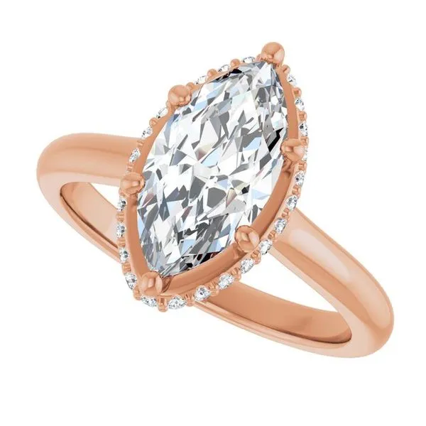 Hidden Halo-Style Engagement Ring Image 5 Austin's Fine Diamonds & Jewelry Lyndhurst, NJ