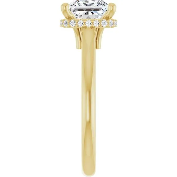 Hidden Halo-Style Engagement Ring Image 4 Michael Szwed Jewelers Longmeadow, MA
