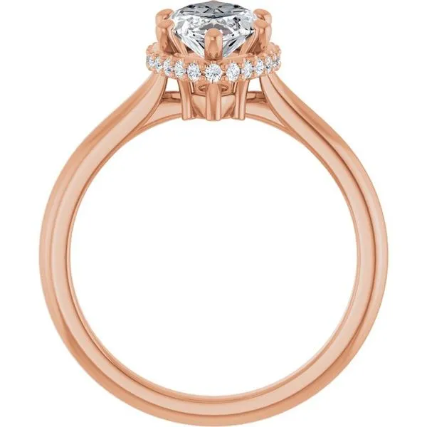 Hidden Halo-Style Engagement Ring Image 2 Witt's Jewelry Wayne, NE