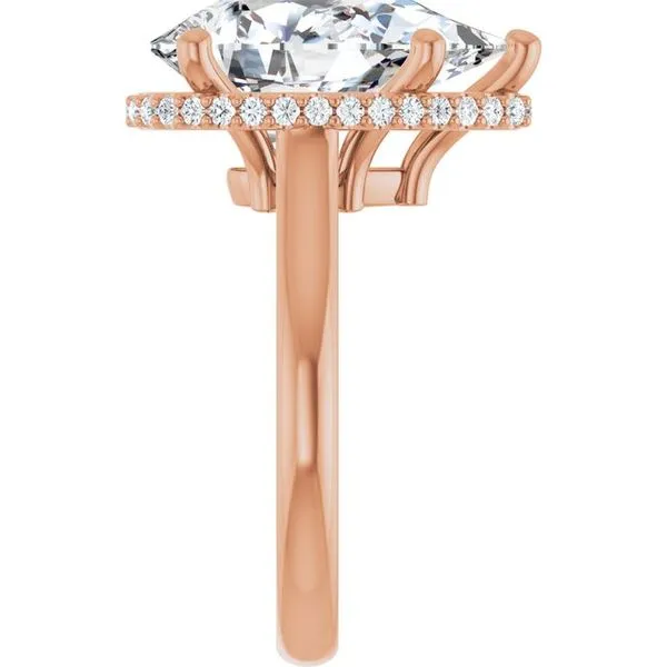 Hidden Halo-Style Engagement Ring Image 4 Raleigh Diamond Fine Jewelry Raleigh, NC