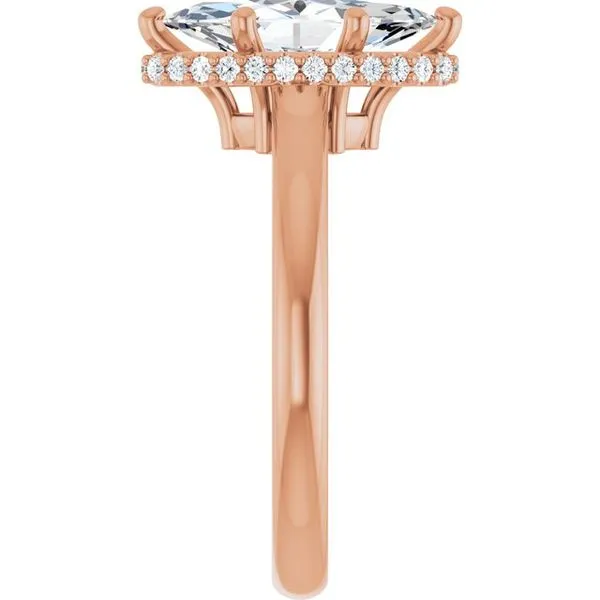 Hidden Halo-Style Engagement Ring Image 4 J. Thomas Jewelers Rochester Hills, MI