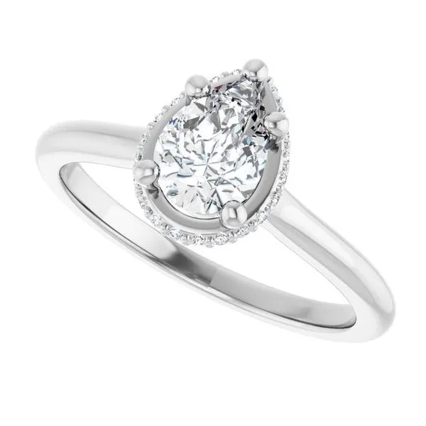 Hidden Halo-Style Engagement Ring Image 5 Mark Jewellers La Crosse, WI