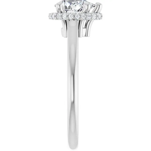 Hidden Halo-Style Engagement Ring Image 4 Natale Jewelers Sewell, NJ