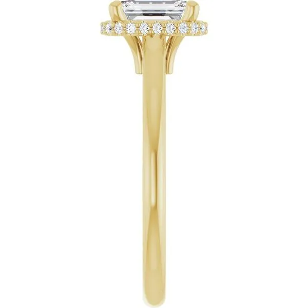 Hidden Halo-Style Engagement Ring Image 4 Austin's Fine Diamonds & Jewelry Lyndhurst, NJ
