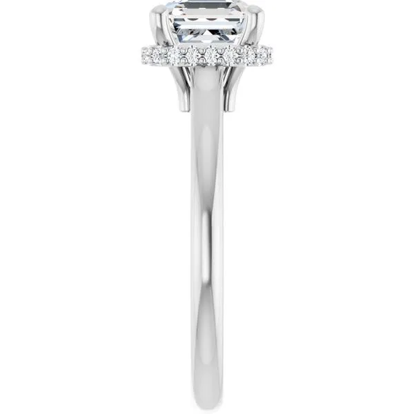 Hidden Halo-Style Engagement Ring Image 4 J. Thomas Jewelers Rochester Hills, MI