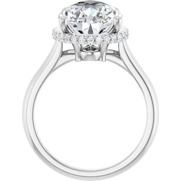 Hidden Halo-Style Engagement Ring Image 2 Jimmy Smith Jewelers Decatur, AL