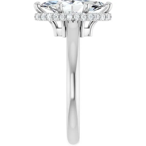 Hidden Halo-Style Engagement Ring Image 4 Austin's Fine Diamonds & Jewelry Lyndhurst, NJ
