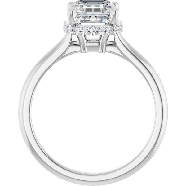 Hidden Halo-Style Engagement Ring Image 2 Ask Design Jewelers Olean, NY