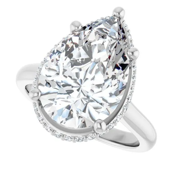 Hidden Halo-Style Engagement Ring Image 5 J. Thomas Jewelers Rochester Hills, MI