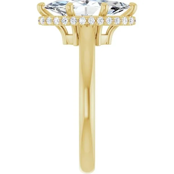 Hidden Halo-Style Engagement Ring Image 4 JF Jones Jewelers Rochester, NY