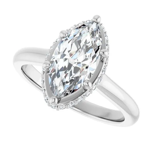 Hidden Halo-Style Engagement Ring Image 5 Jimmy Smith Jewelers Decatur, AL