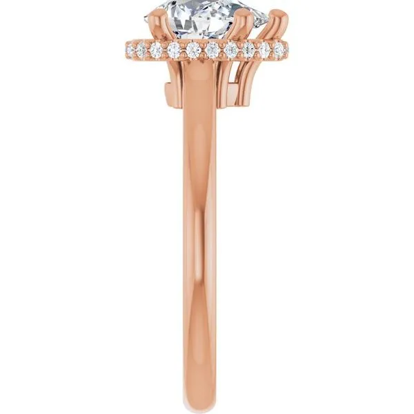 Hidden Halo-Style Engagement Ring Image 4 Paul James Jewelers Angels Camp, CA