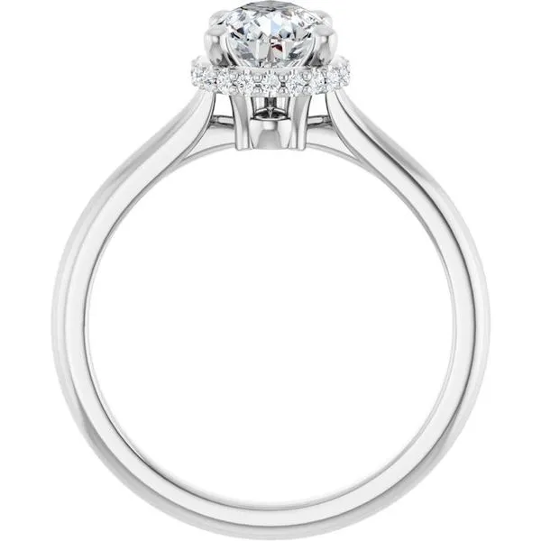 Hidden Halo-Style Engagement Ring Image 2 Mark Jewellers La Crosse, WI