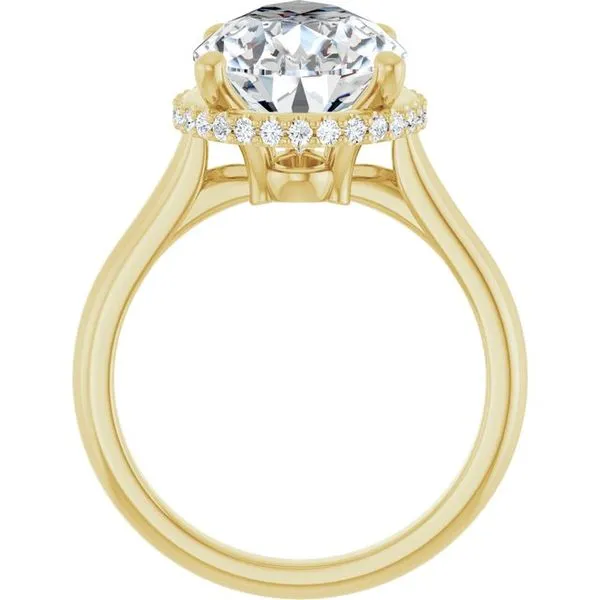 Hidden Halo-Style Engagement Ring Image 2 Morin Jewelers Southbridge, MA