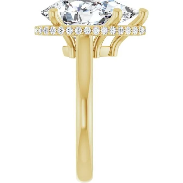 Hidden Halo-Style Engagement Ring Image 4 Morin Jewelers Southbridge, MA