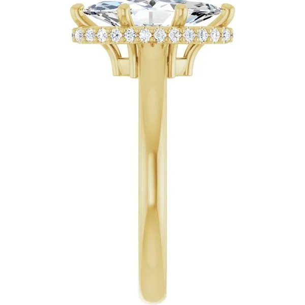 Hidden Halo-Style Engagement Ring Image 4 Jimmy Smith Jewelers Decatur, AL