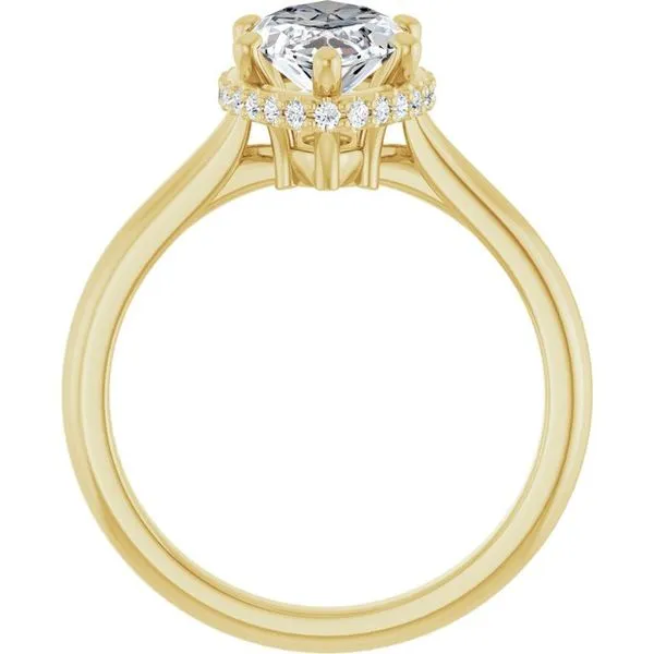 Hidden Halo-Style Engagement Ring Image 2 Shipley's Fine Jewelry Hampstead, MD